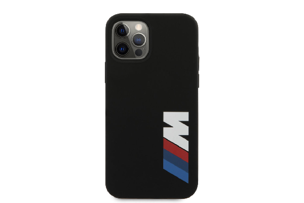BMW iPhone 12-12Pro skal - Stor logotyp  - Svart 