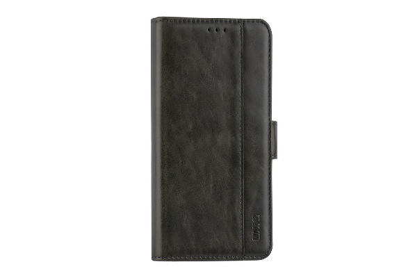 PU läder iPhone 12-12 Pro fodral - Mörkgrönt 