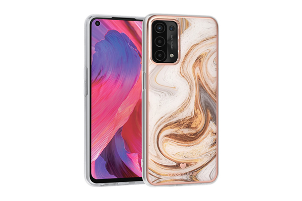 UNIQ Classic Oppo A54 & A74 skal - Marmor Brun