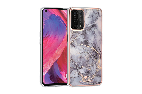 UNIQ Classic Oppo A54 & A74 skal - Marmorgrå
