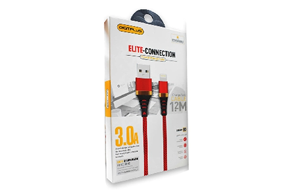 Lightning Laddningskablar USB Datasladd Höghastighetskabel 1m mjuk Rosa