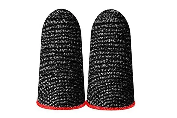 1 Par Pubg finger gloves - röd tråd
