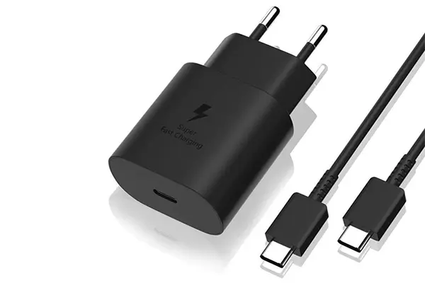 Samsung 25W USB-C Laddare + kabel_Svart