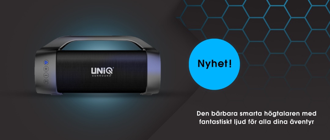 Den bärbara smarta högtalaren med fantastiskt ljud för alla dina äventyr