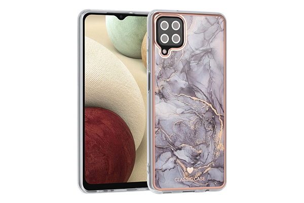 UNIQ Classic Samsung Galaxy A12 skal - Marmorgrå