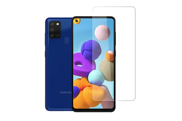 Samsung Galaxy A21 S skärmskydd - Härdat glas