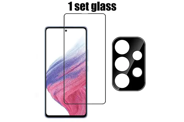 Samsung Galaxy A53 set (glas + kameralins)
