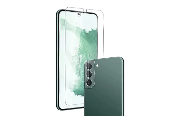 Samsung Galaxy S21 FE set (glas + kameralins)