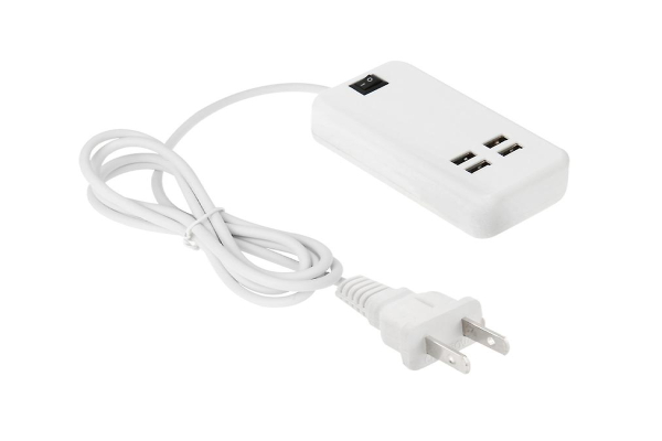 4-portar 15W 5V 3A USB bordsladdare